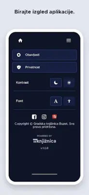 Gradska knjižnica Buzet android App screenshot 0