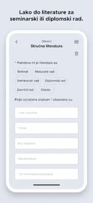 Gradska knjižnica Buzet android App screenshot 1