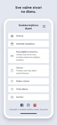 Gradska knjižnica Buzet android App screenshot 6